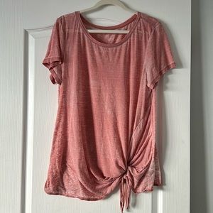 Pink Tied T-shirt